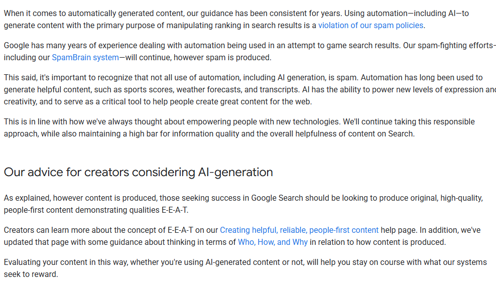 Google ai guide  